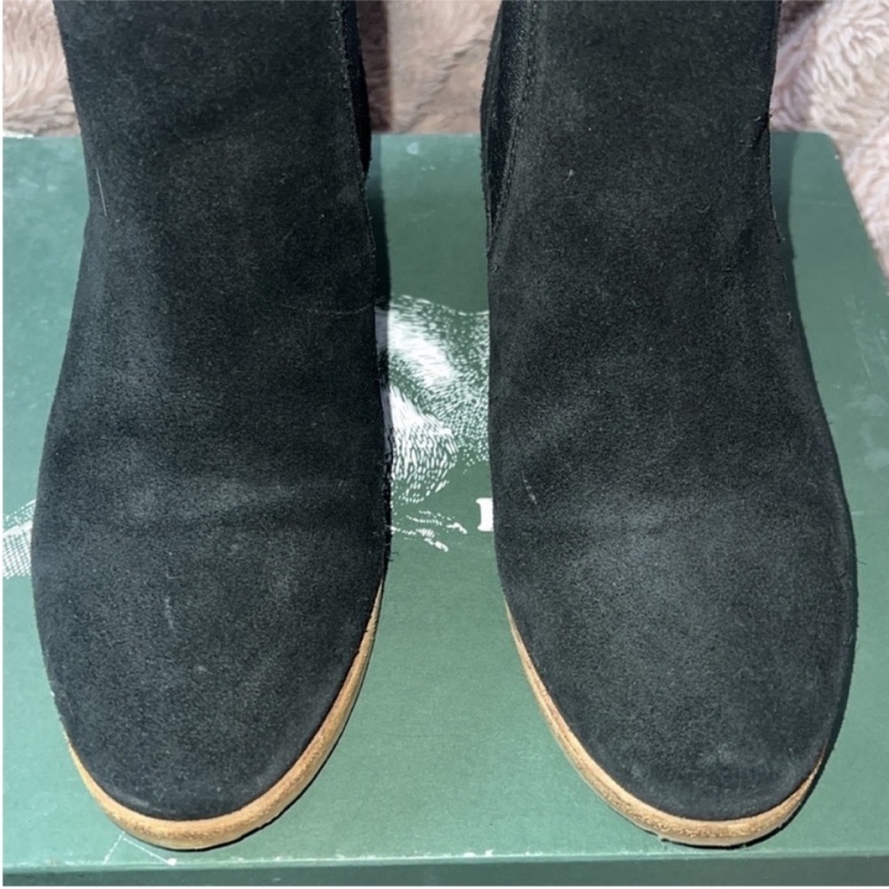Roots | Women’s Size 36 (6) Black Suede Italian Wedge Booties - Picture 3 of 9